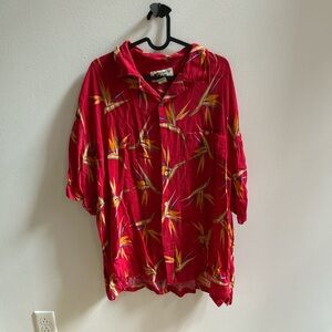 Paradise Key vintage birds-of-paradise button up shirt